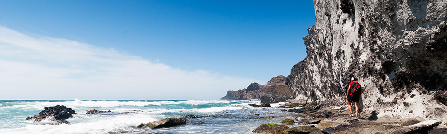 paseando por el acantilado